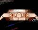 super clone Audemars Piguet Royal Oak rose gold blue face diamond watch 26715 (6)_th.jpg
